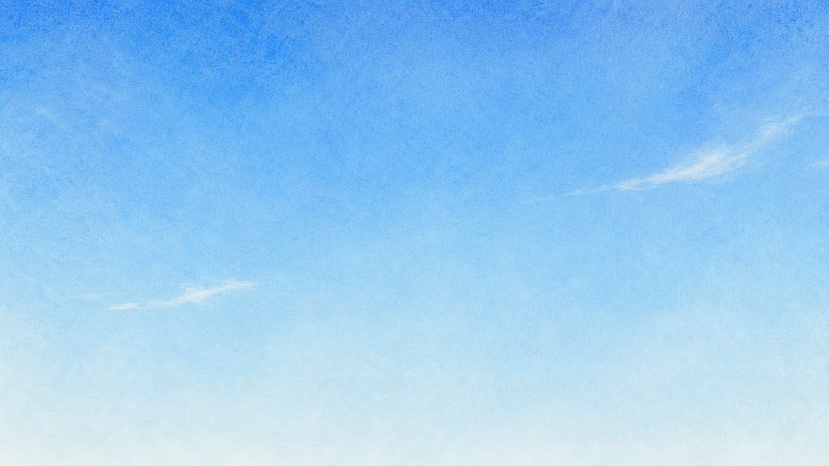 结尾：一片空旷、干净、清透的蓝天，没有猫也没有人。