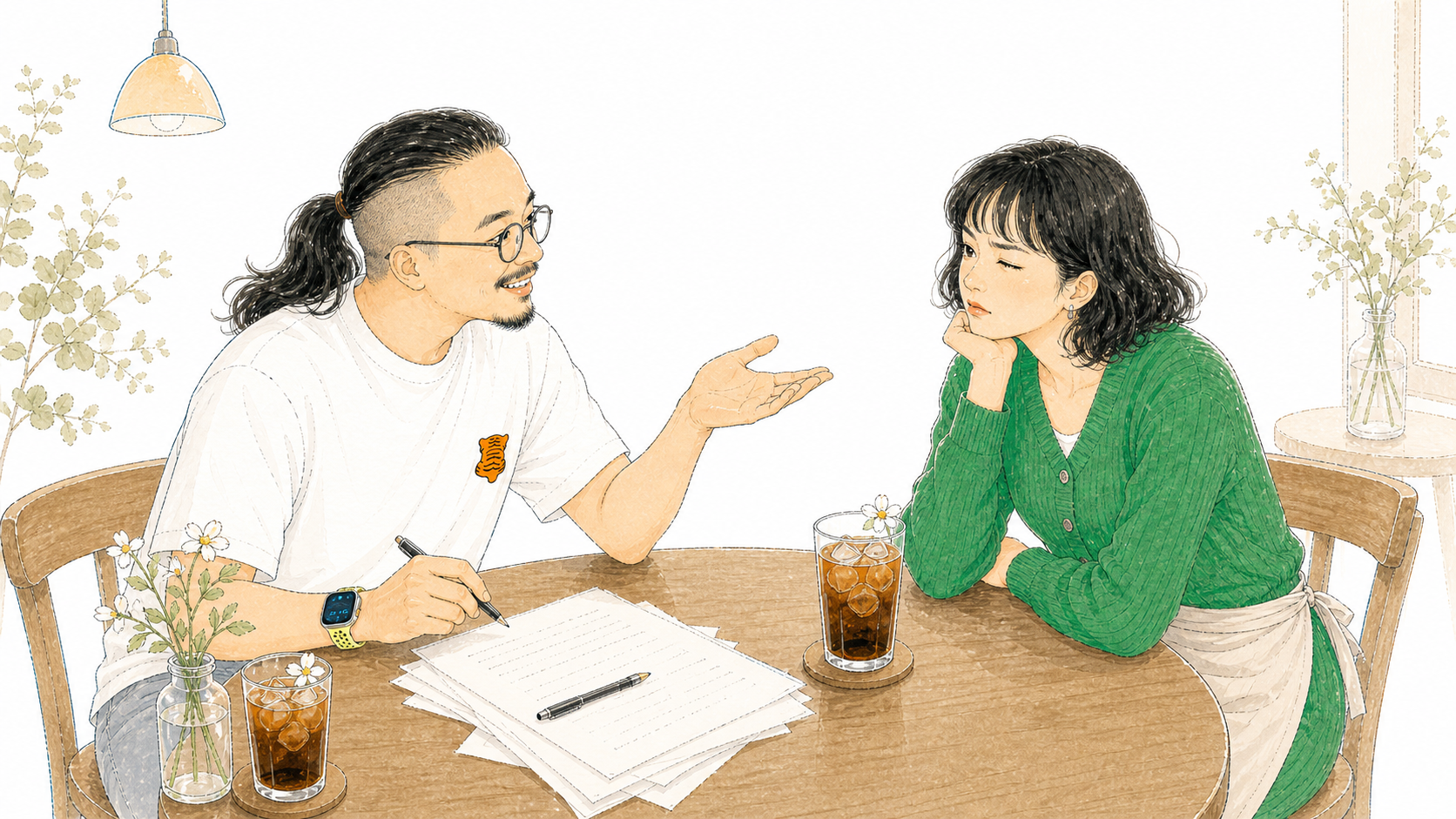 叙述者在咖啡馆里劝法蒂玛再激烈一点。