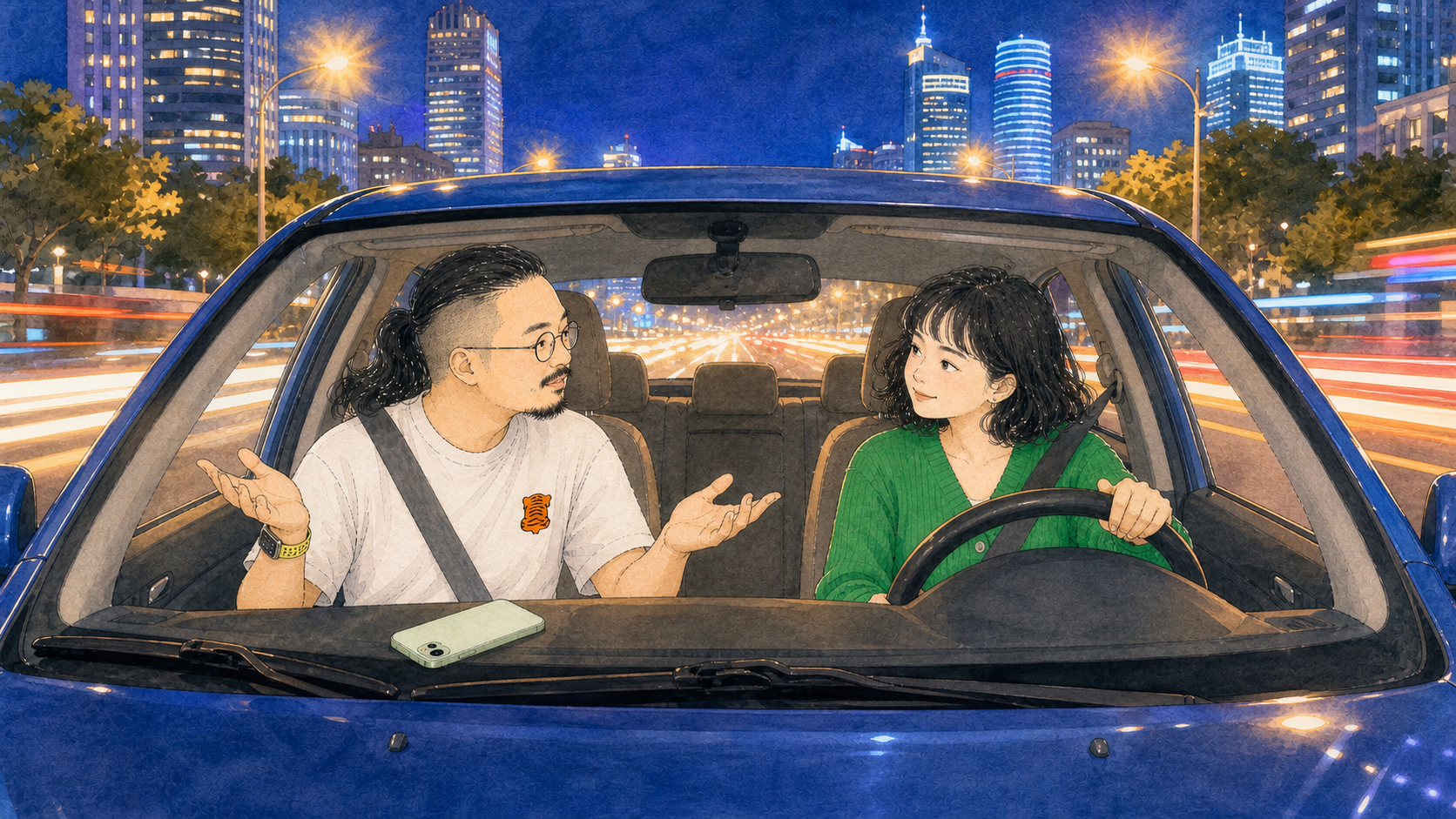 车内,闹钟摊着手讲得很有道理,沈红无奈又好笑。
